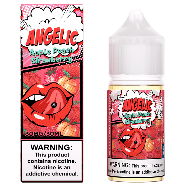 Angelic - Apple Peach Strawberry (30mg) Nic Salts, 30ml