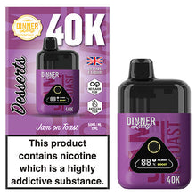 Dinner Lady Dessert 40 000 Puff Disposable 5%/50mg