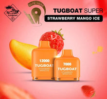 Tugboat Super 12000 Puff Cartridges 50mg