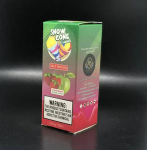 Snow Cone - Strawberry Green Apple Salt Nic, 30ml