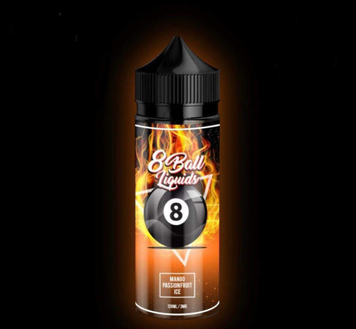 8 Ball Liquids - Mango Passion Fruit Ice, 120ml 3mg