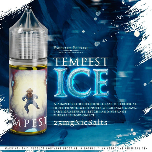 Emissary Elixirs - Tempest Ice Salt 25mg Salt, 30ml+